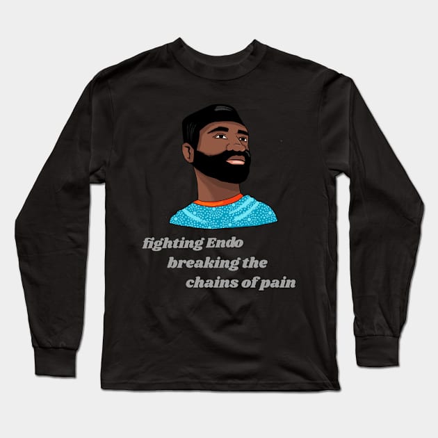 fighting Endo, breaking the chains of pain Long Sleeve T-Shirt by Zipora